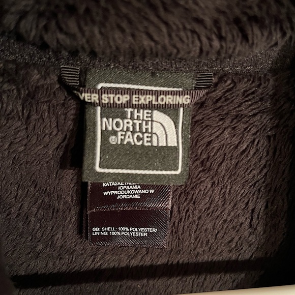 NORTH FACE WOMENS ZIPPER FLEECE JACKET. Small. - Picture 3 of 5